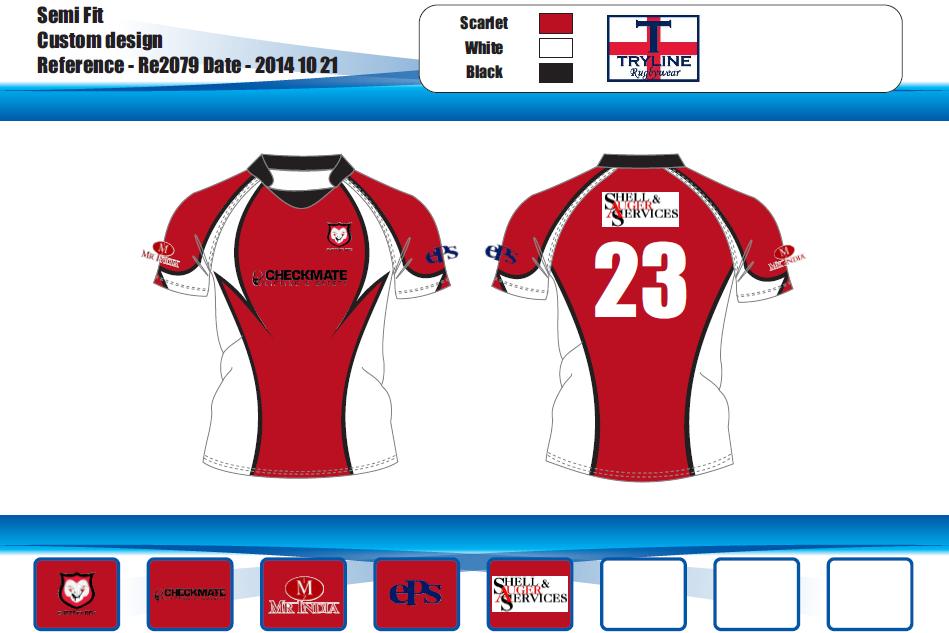 Sheppey RFC TryTech Semi Fitted - Click Image to Close